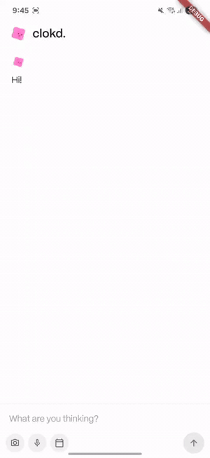 Clokd app demo